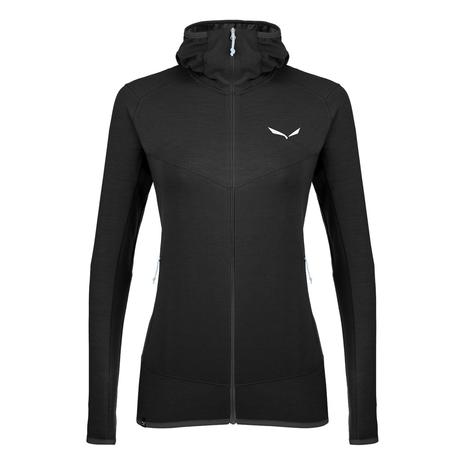 Sudadera Con Capucha Salewa Light Micro Polarlite Full Zip Encapuchado Chaquetas Mujer Negras | PK7316054