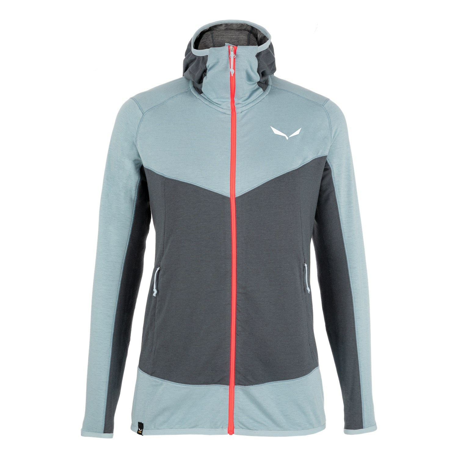 Sudadera Con Capucha Salewa Light Micro Polarlite Full Zip Encapuchado Chaquetas Mujer Azules Gris | PN7548619