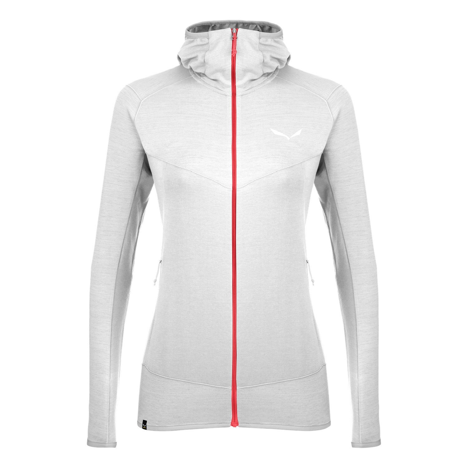 Sudadera Con Capucha Salewa Light Micro Polarlite Full Zip Encapuchado Chaquetas Mujer Gris | PV5182479