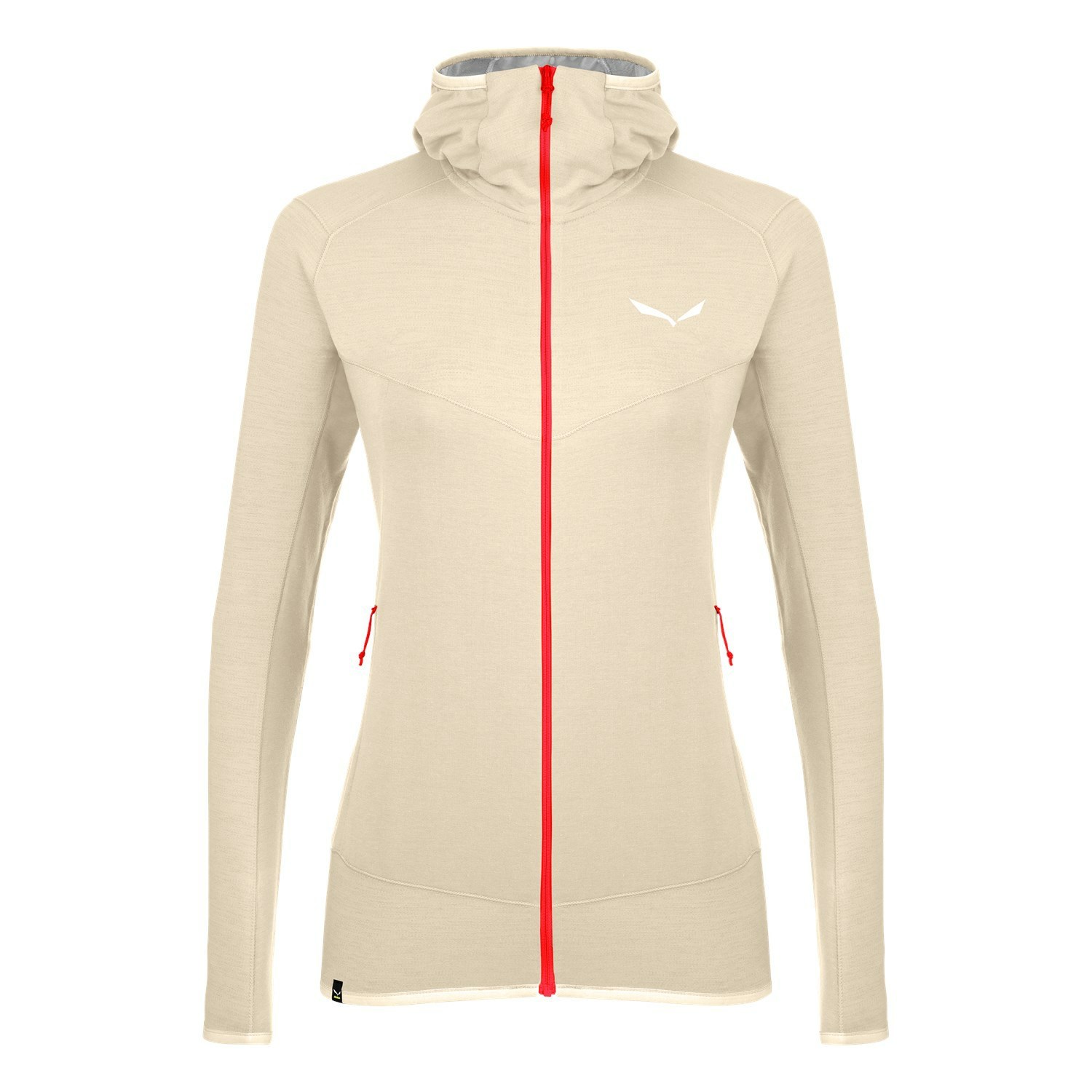 Sudadera Con Capucha Salewa Light Micro Polarlite Full Zip Encapuchado Chaquetas Mujer Beige Naranjas | SE2136479