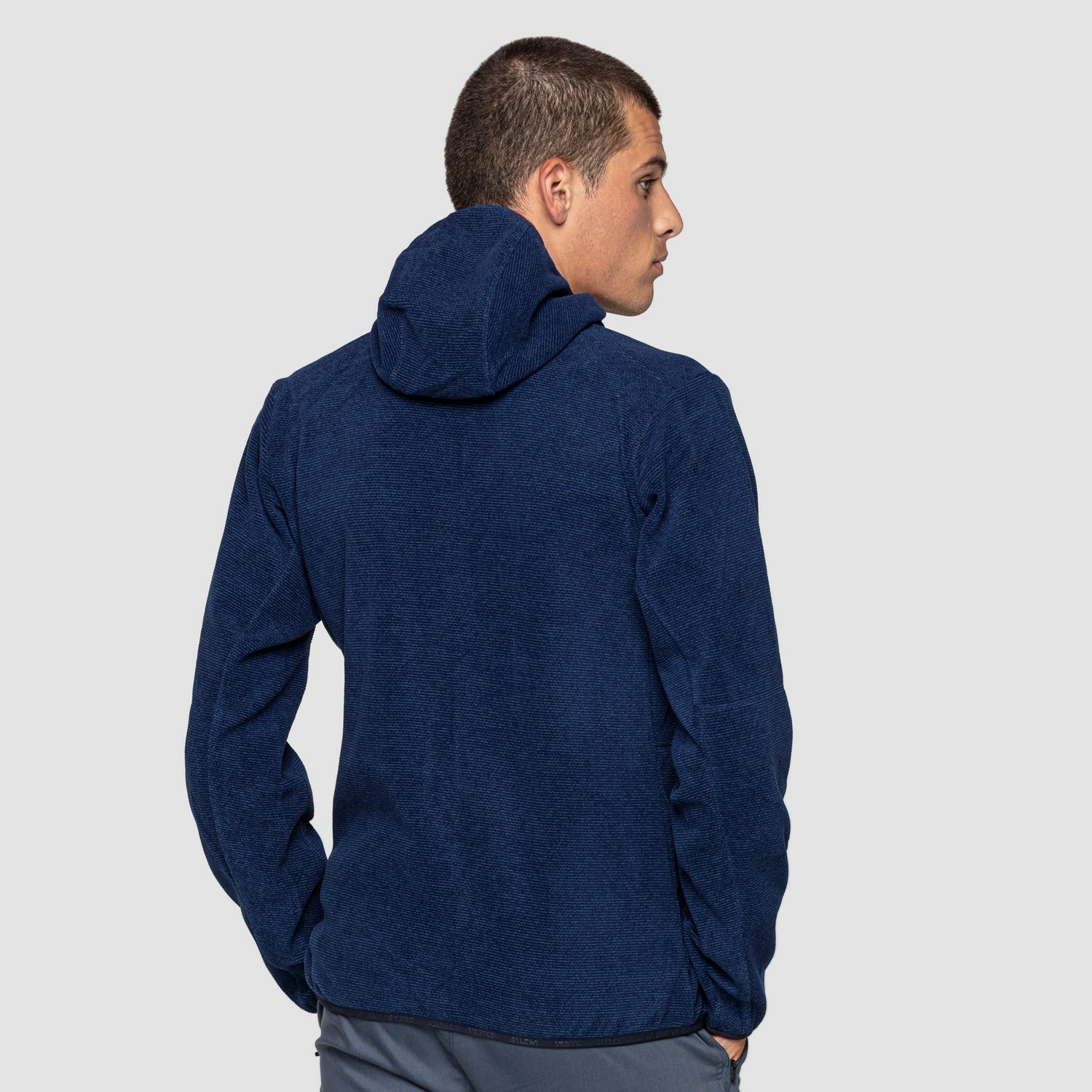 Sudadera Con Capucha Salewa Nuvolo Chaquetas Hombre Azules | UX0523647