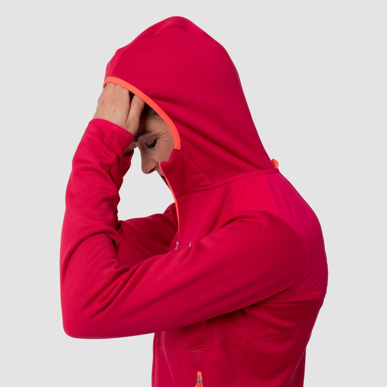 Sudadera Con Capucha Salewa Odle Polarlite Chaquetas Mujer Rojas | OC6508932