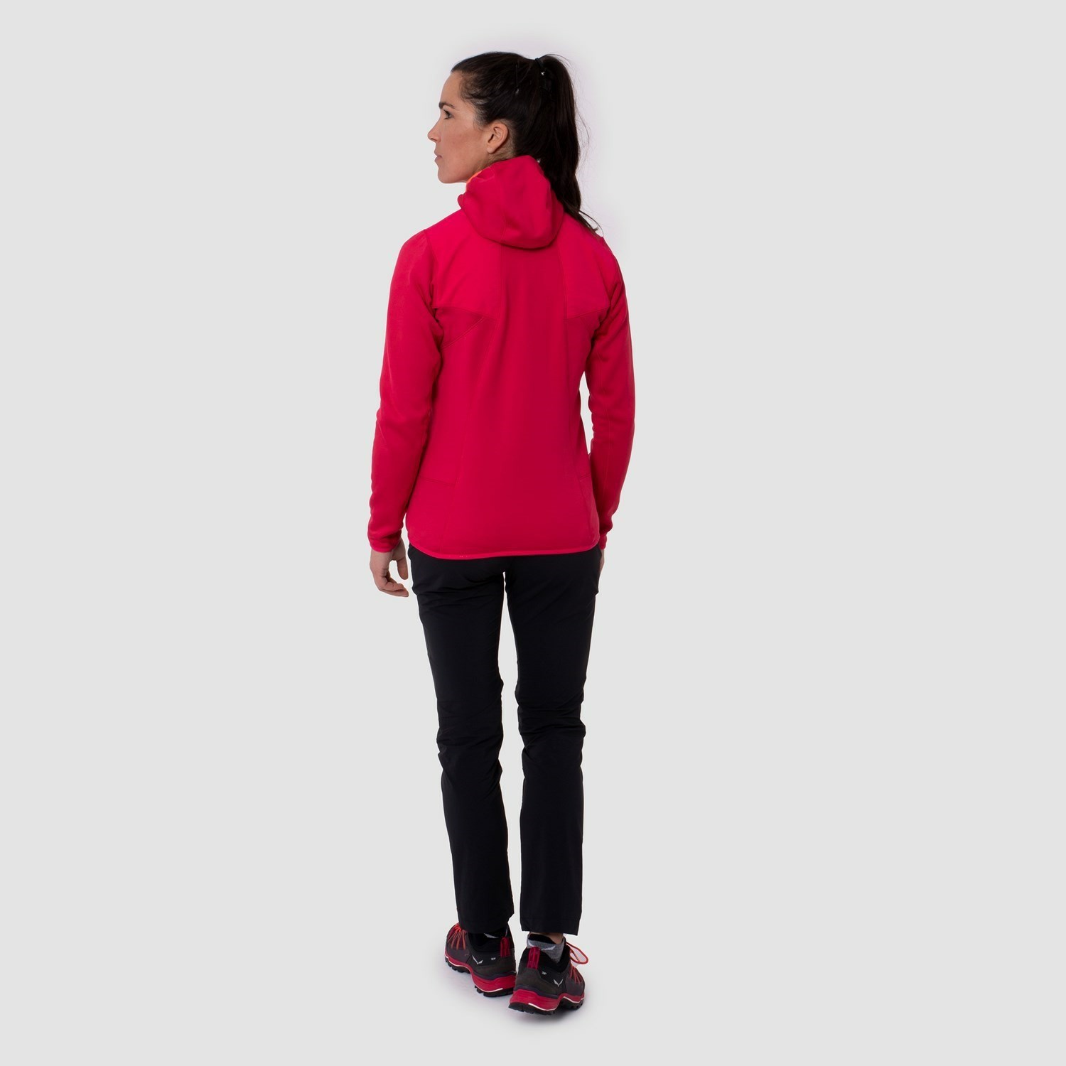 Sudadera Con Capucha Salewa Odle Polarlite Chaquetas Mujer Rojas | OC6508932