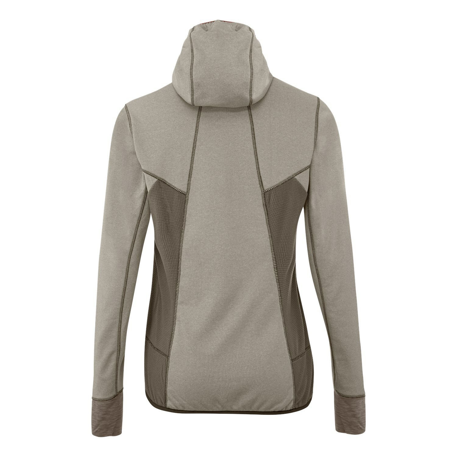 Sudadera Con Capucha Salewa Puez Híbrido Polarlite Encapuchado Chaquetas Mujer Marrones | TS1943827