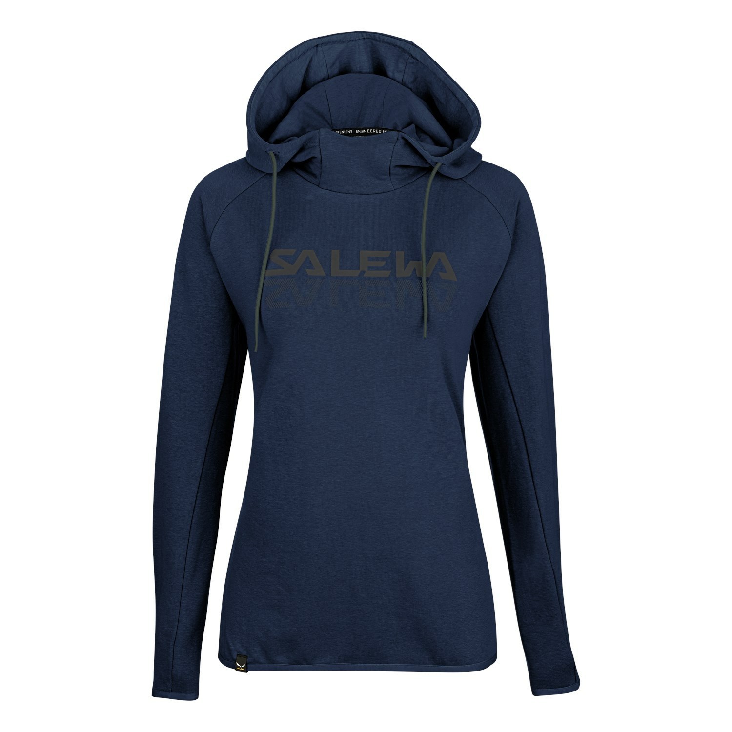 Sudadera Con Capucha Salewa Pure Hemp Logo Hoodie Mujer Azul Marino | CI1723849