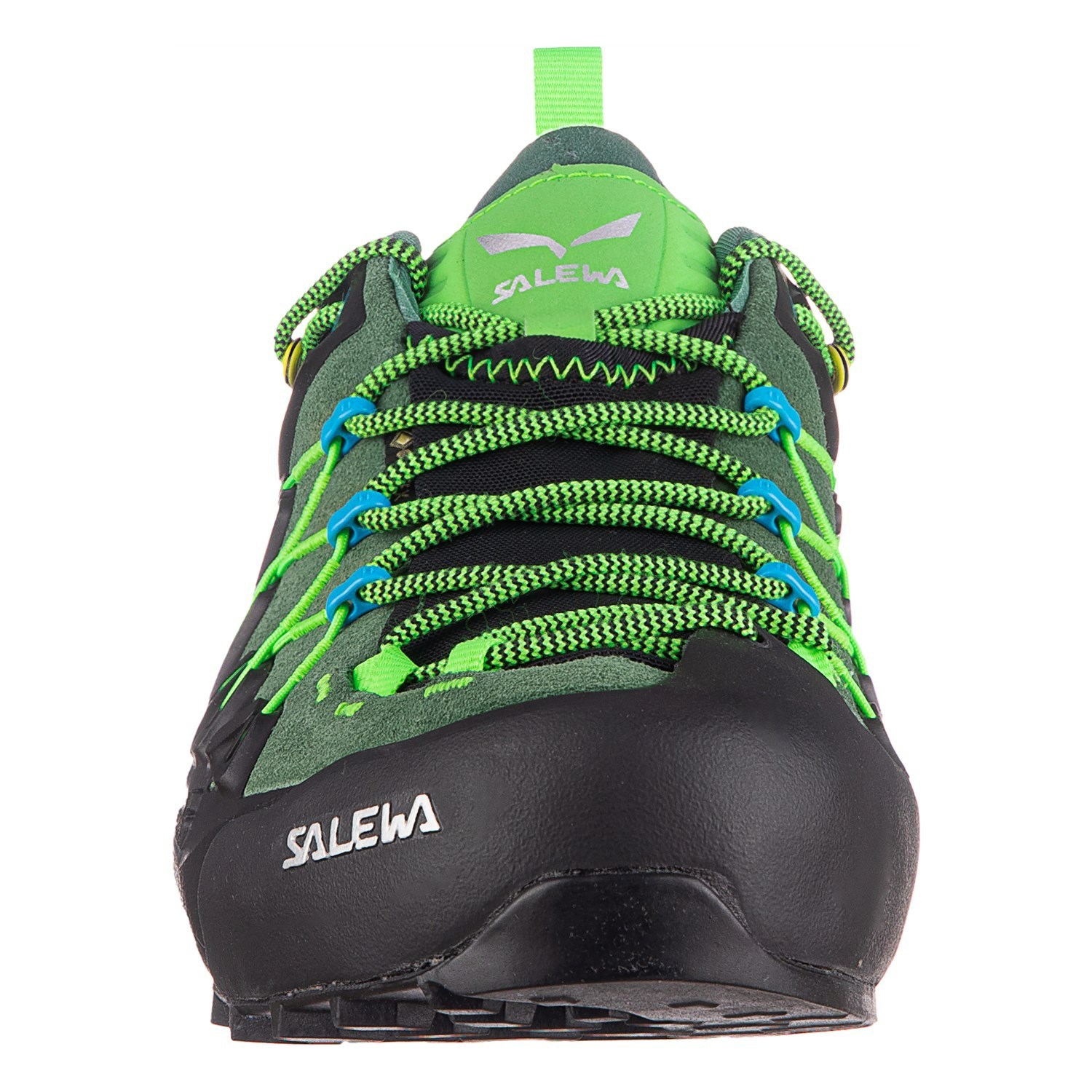 Zapatillas Senderismo Salewa Wildfire Edge GORE-TEX® Hombre Verde Negras | ER8725319