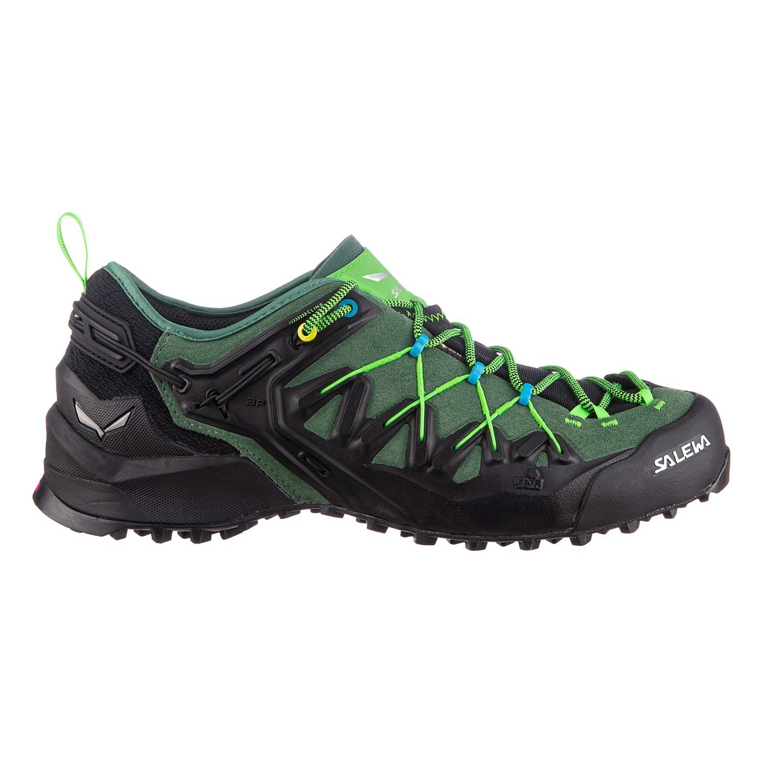 Zapatillas Senderismo Salewa Wildfire Edge GORE-TEX® Hombre Verde Negras | ER8725319