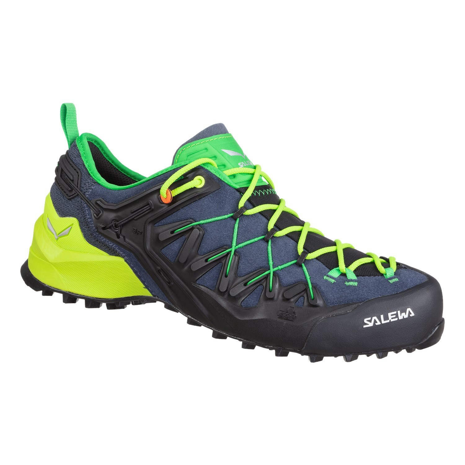 Zapatillas Senderismo Salewa Wildfire Edge Hombre Negras Azul Marino | FC7542639