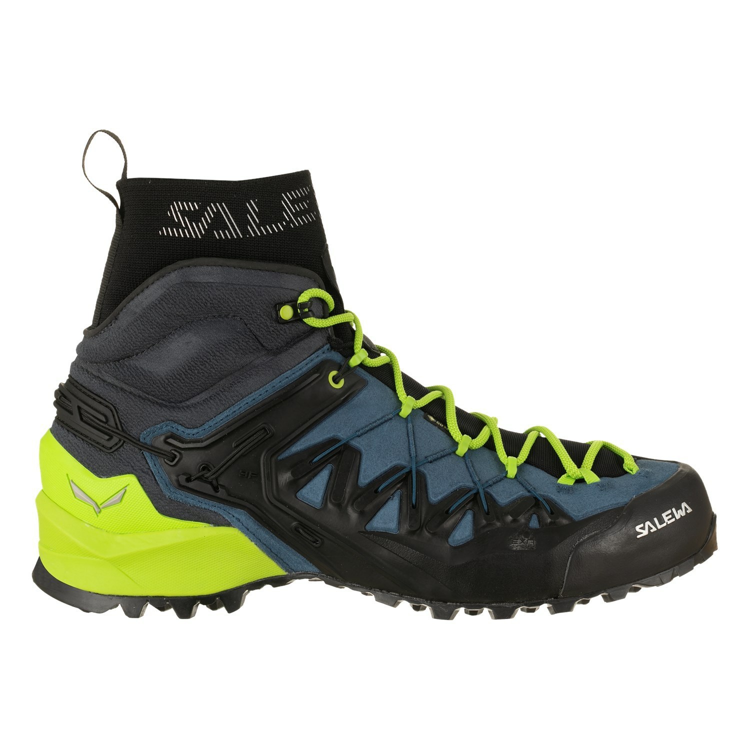 Zapatillas Senderismo Salewa Wildfire Edge Mid GORE-TEX® Hombre Negras Azules | IG5046829