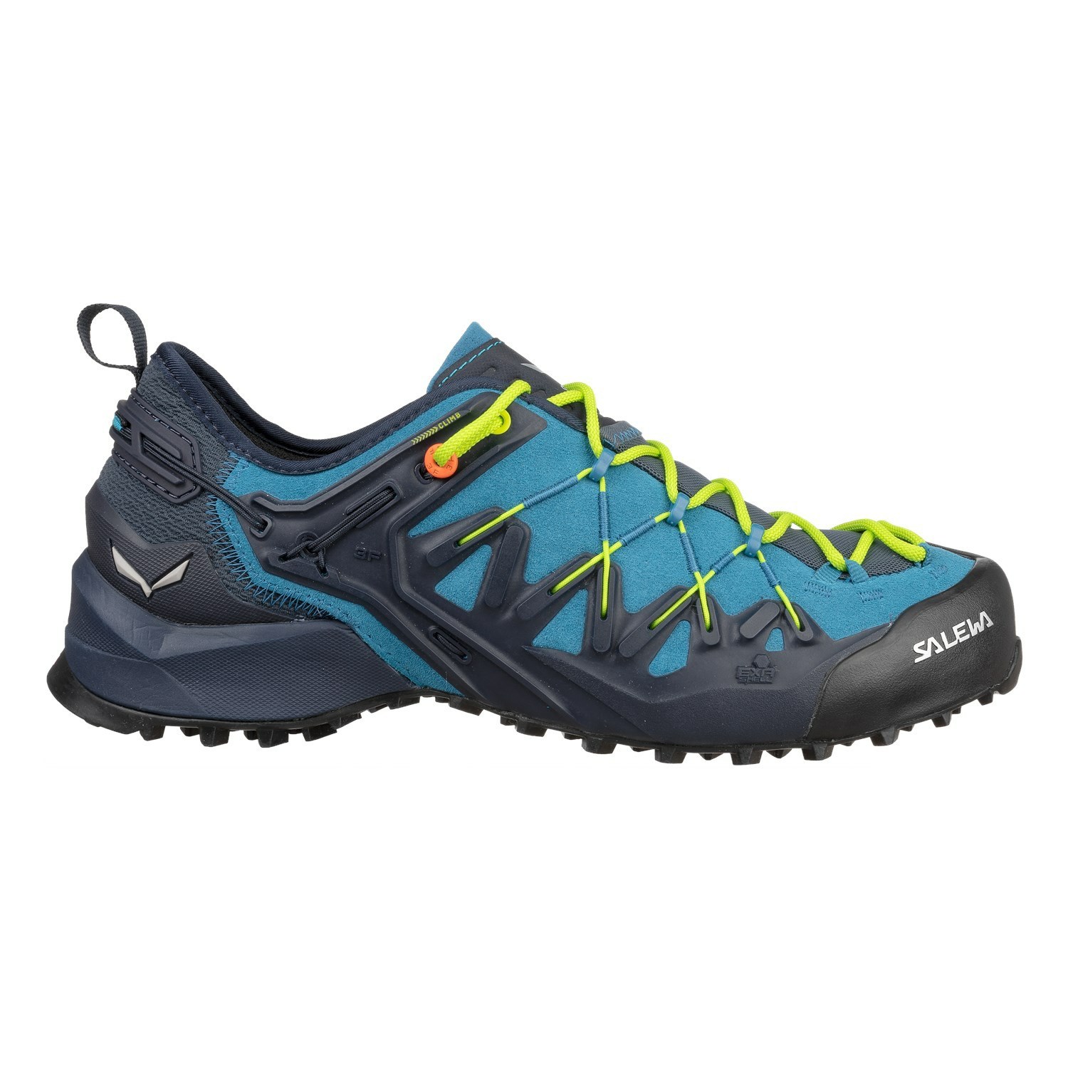 Zapatillas Senderismo Salewa Wildfire Edge Hombre Azules Negras | OJ0816293