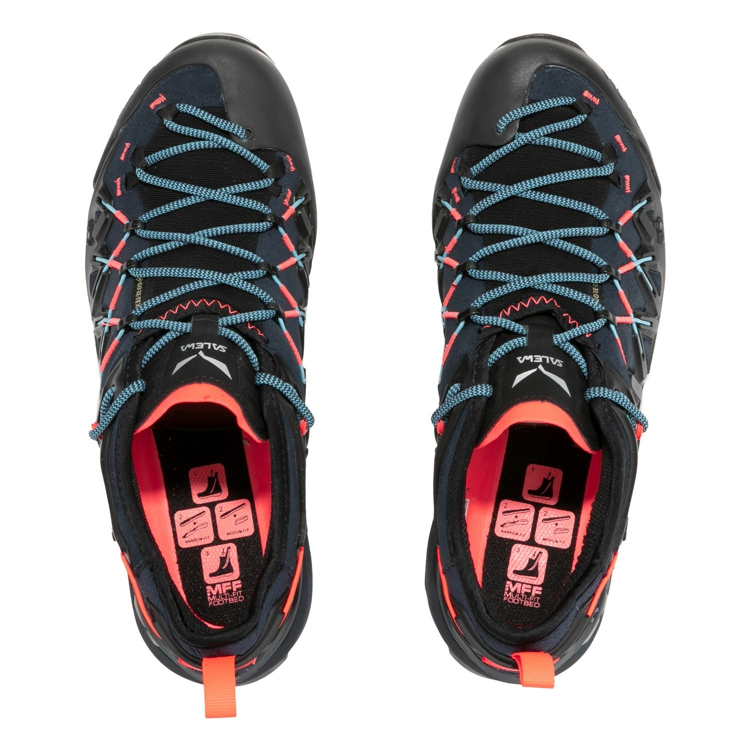 Zapatillas Senderismo Salewa Wildfire Edge GORE-TEX® Mujer Azules Negras | XJ8361720