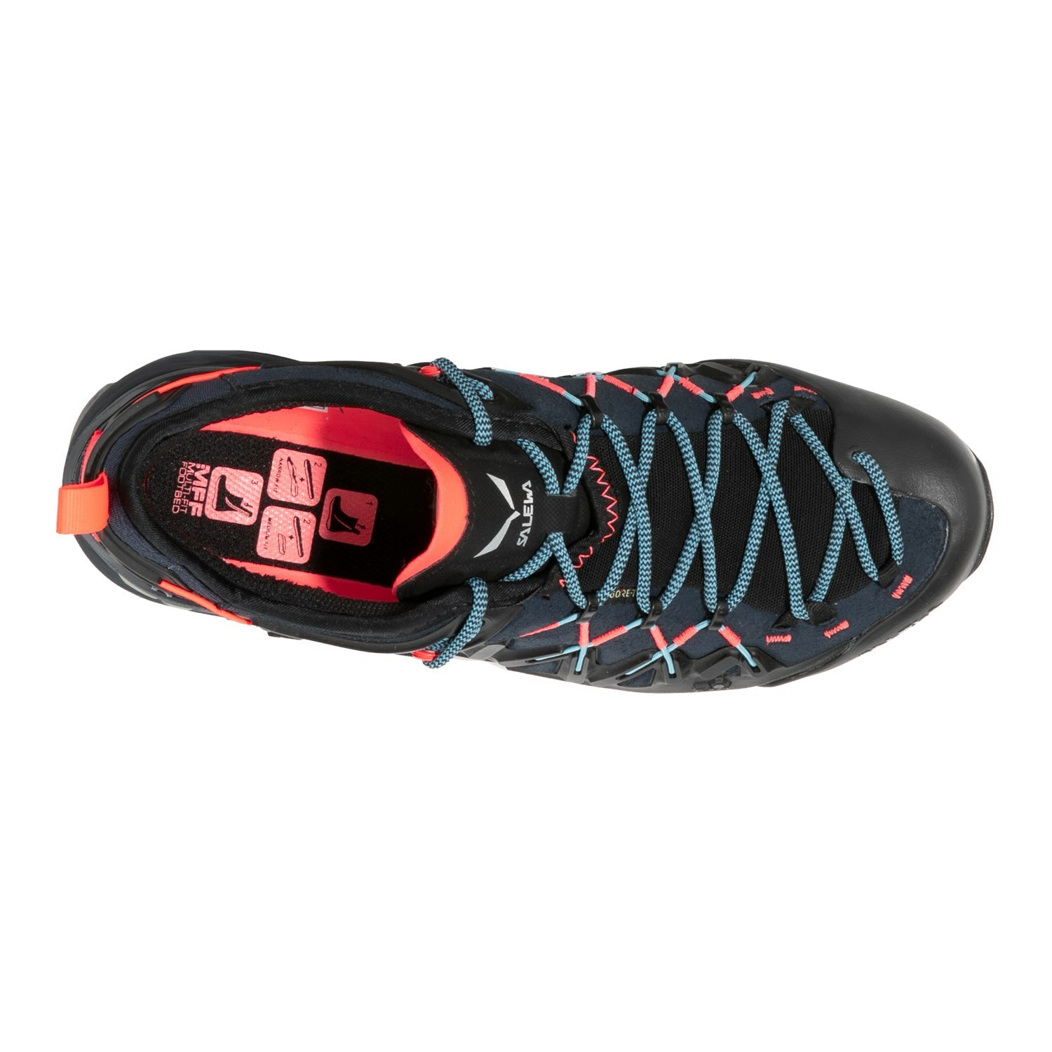 Zapatillas Senderismo Salewa Wildfire Edge GORE-TEX® Mujer Azules Negras | XJ8361720