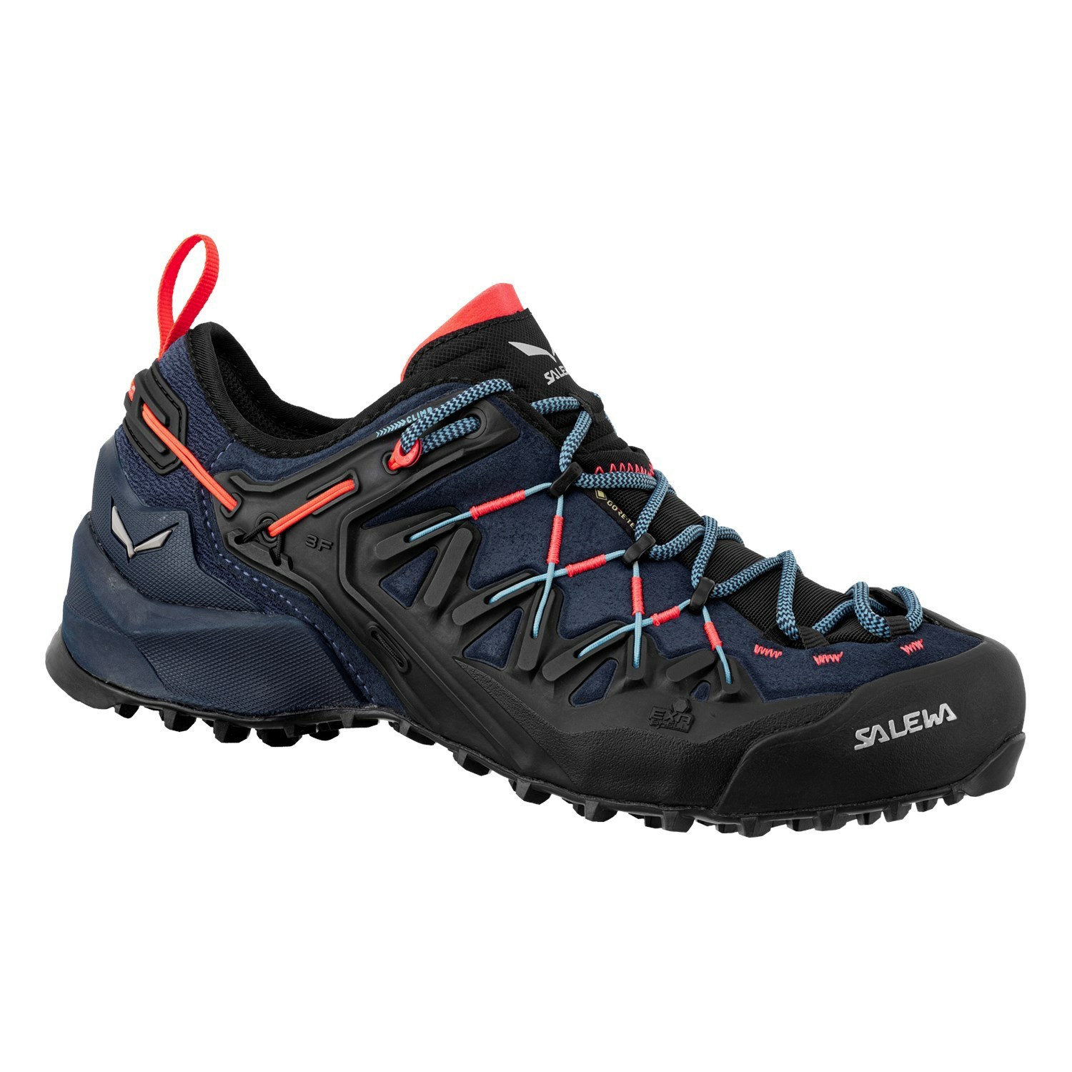 Zapatillas Senderismo Salewa Wildfire Edge GORE-TEX® Mujer Azules Negras | XJ8361720