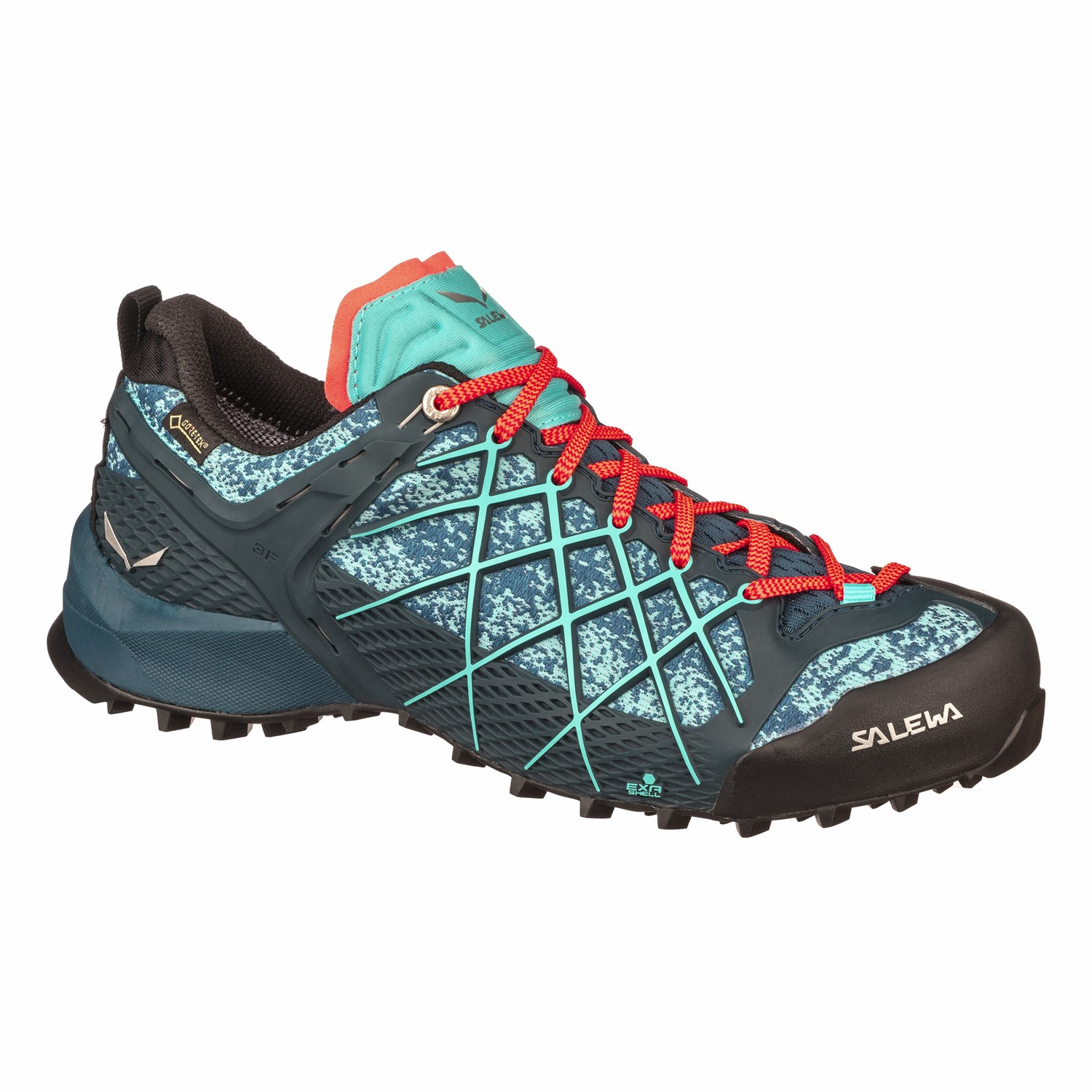 Zapatillas Senderismo Salewa Wildfire GORE-TEX® Mujer Azules | ET4958210