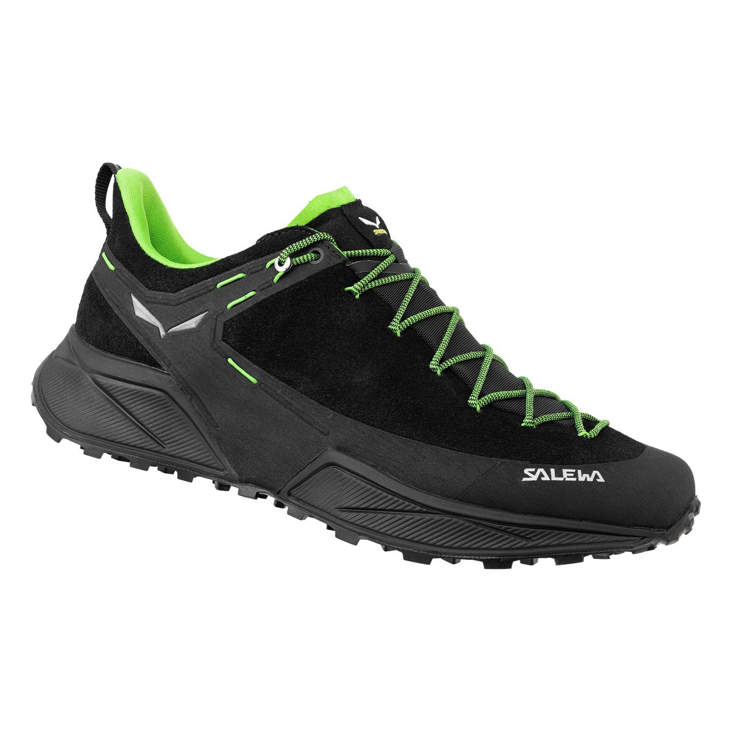 Zapatillas Trail Running Salewa Dropline Cuero Hombre Negras | OE0849675