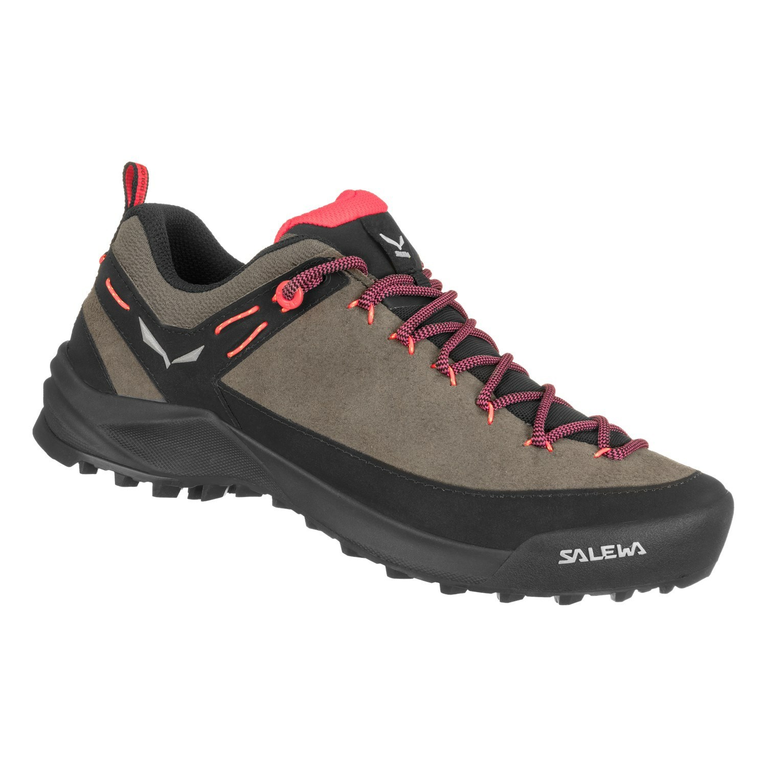 Zapatillas Trail Running Salewa WILDFIRE LEATHER WOSHOE Mujer Marrones Negras | JV3627589