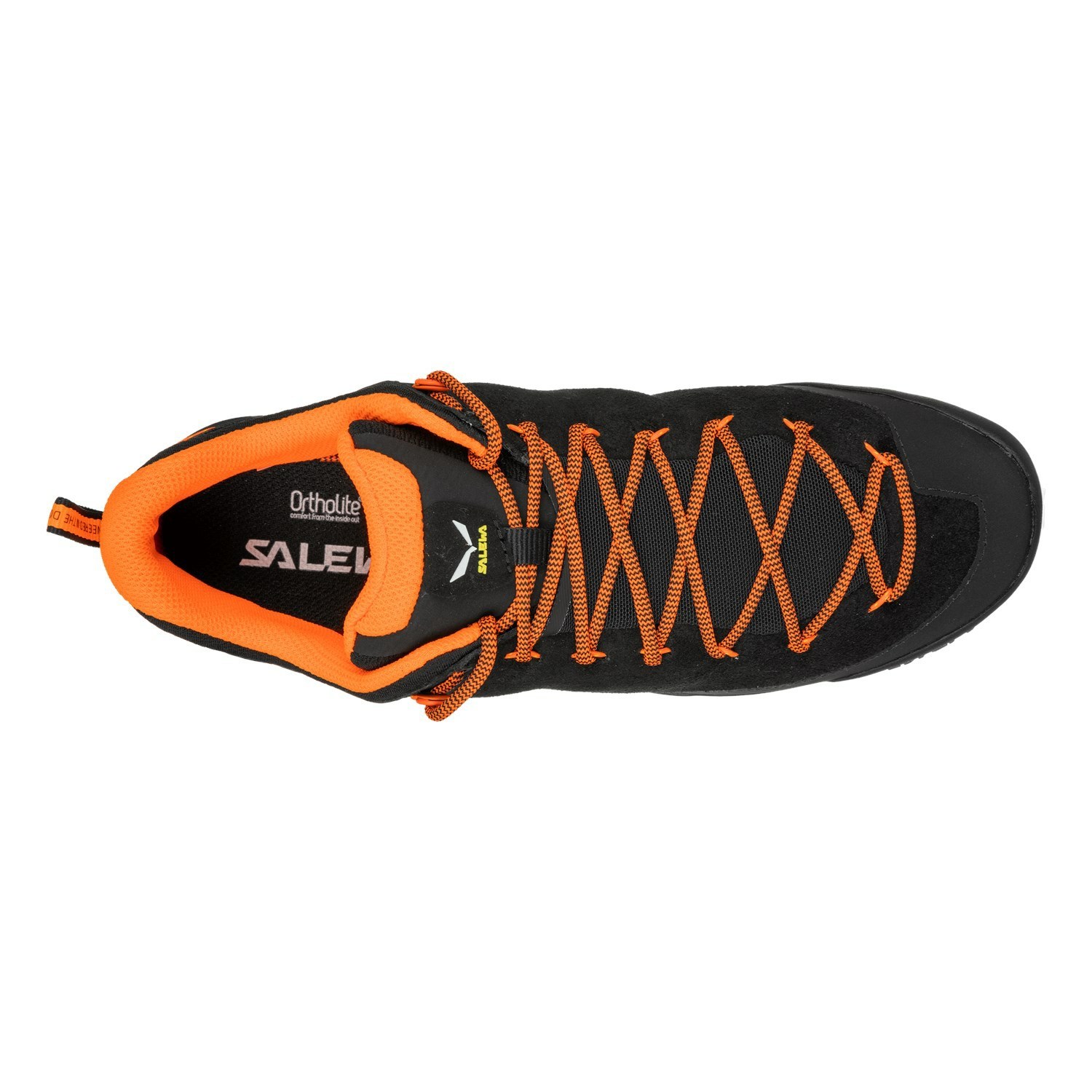 Zapatillas Trail Running Salewa Wildfire Cuero Hombre Negras Naranjas | EY6529147