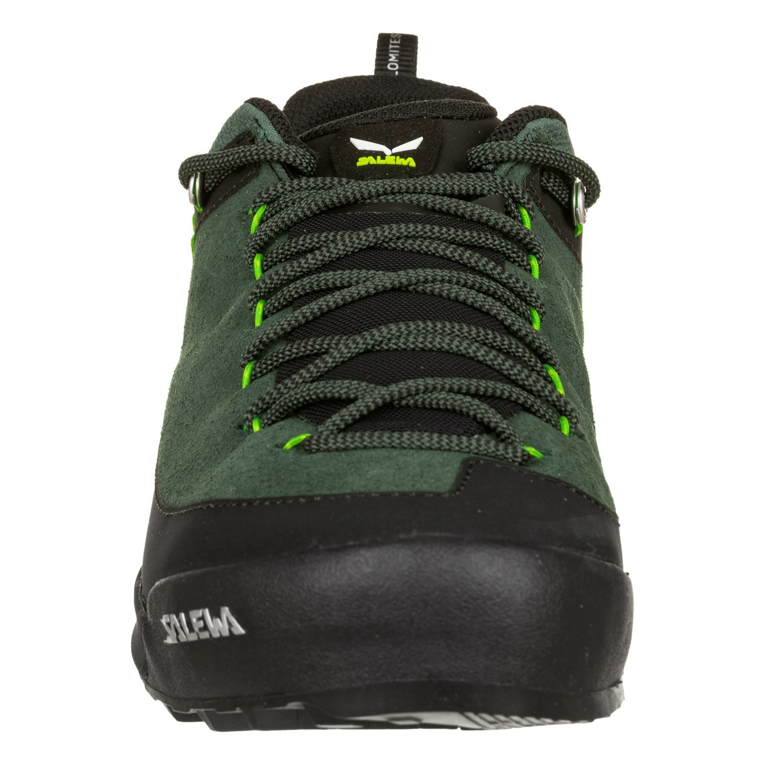 Zapatillas Trail Running Salewa Wildfire Cuero Hombre Verde Negras | VI9530214