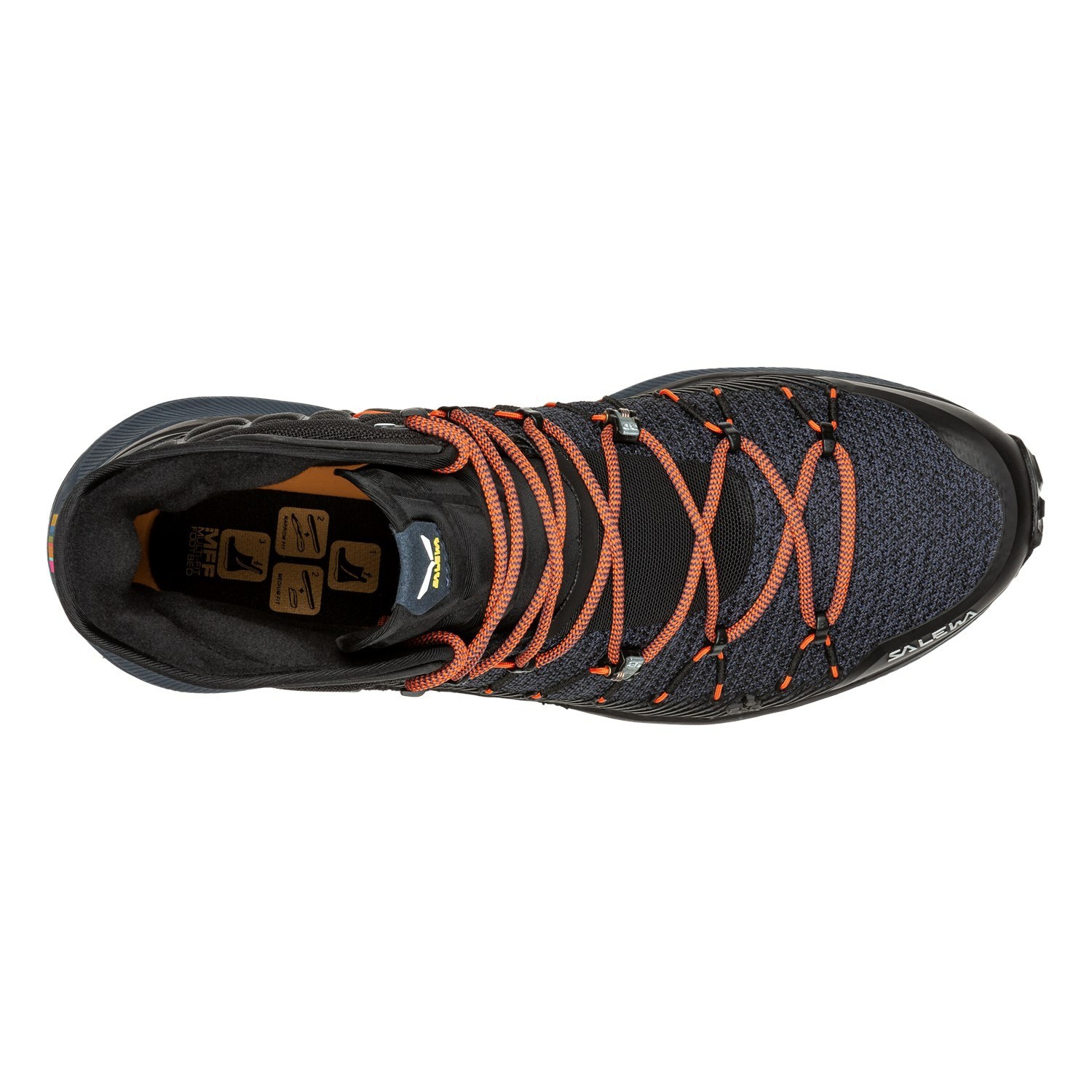 Zapatillas Trekking Salewa Dropline Mid Hombre Negras | BJ6741530