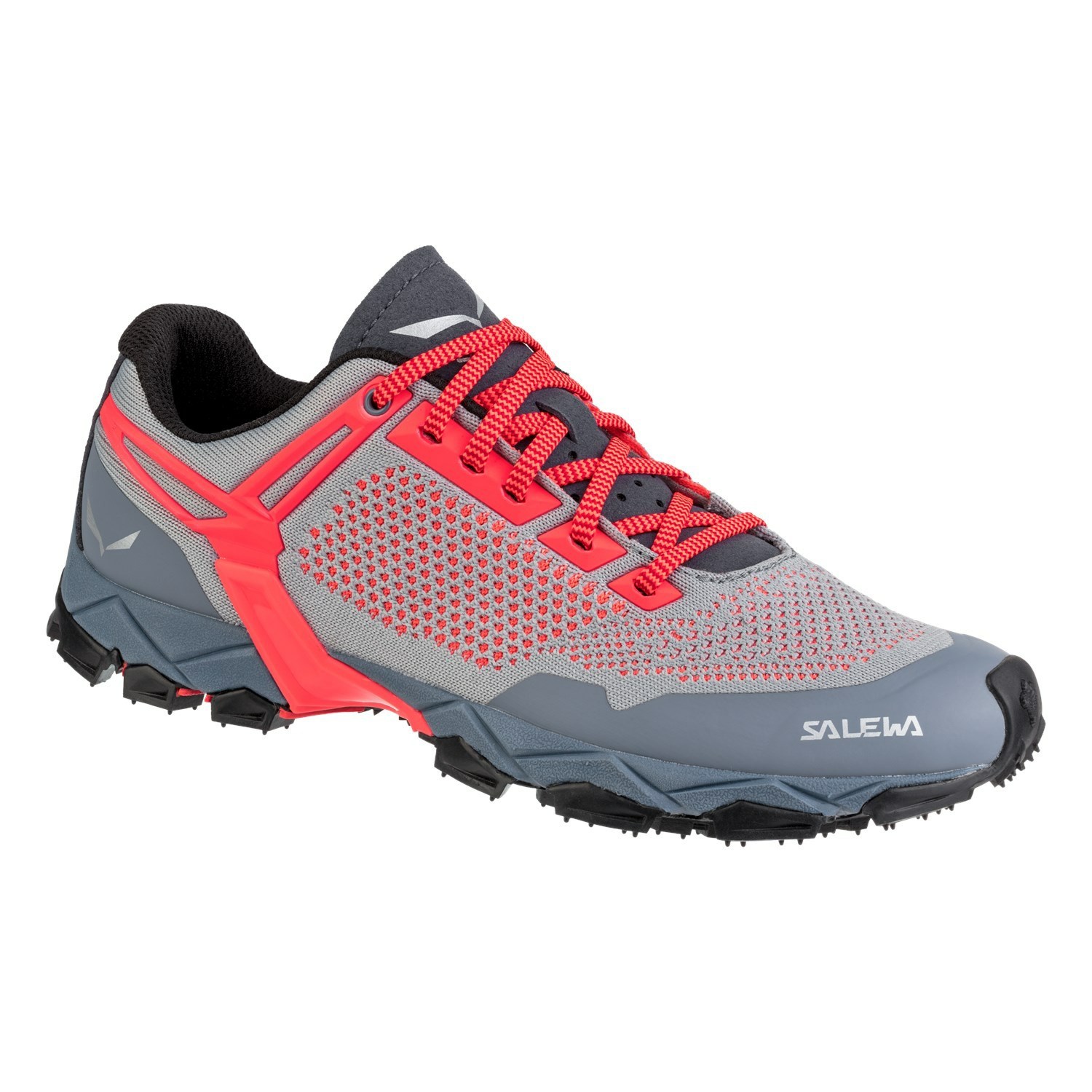 Zapatillas Trekking Salewa Lite Train K Mujer Gris Naranjas | KN8792635