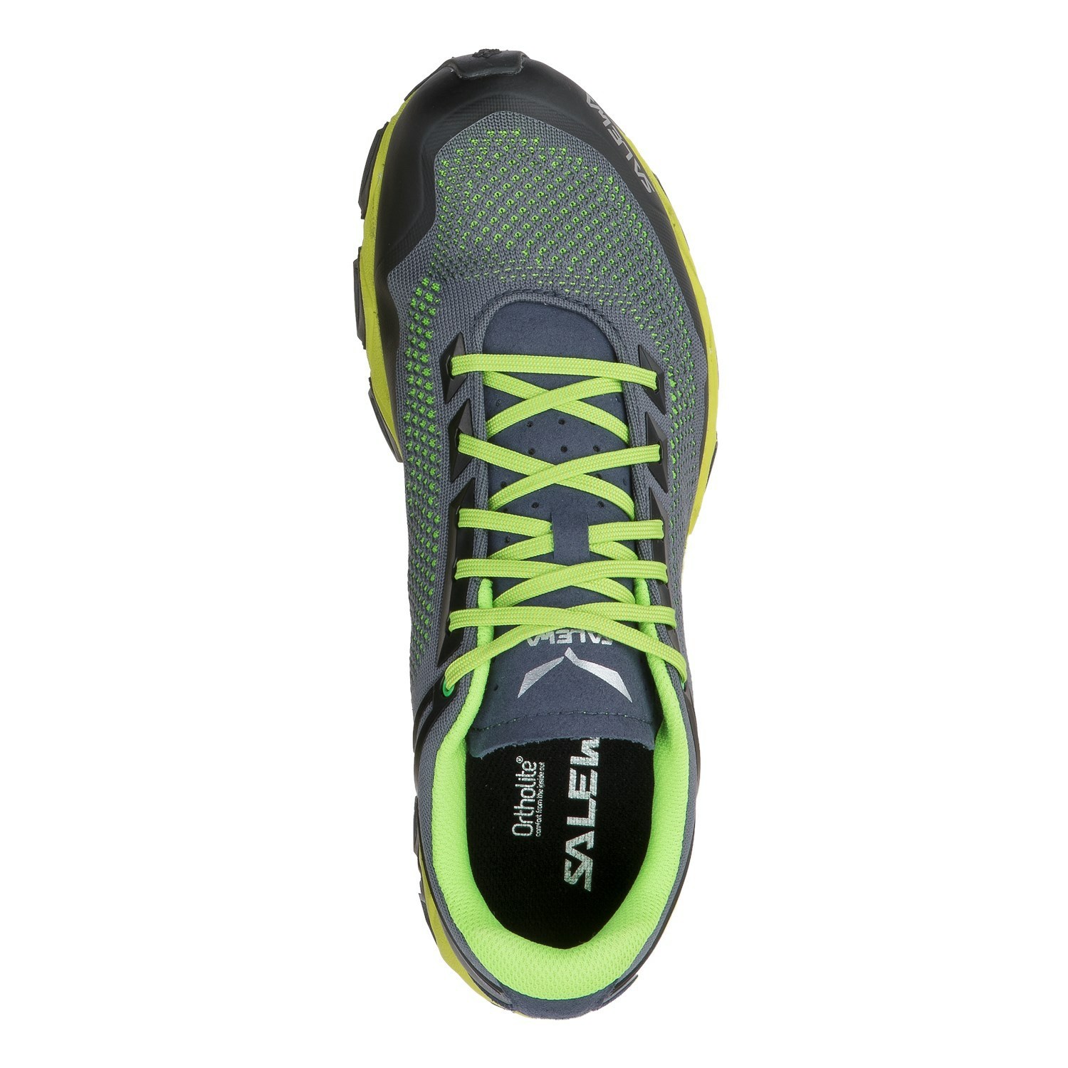 Zapatillas Trekking Salewa Lite Train K Hombre Negras Verde | NF5370914