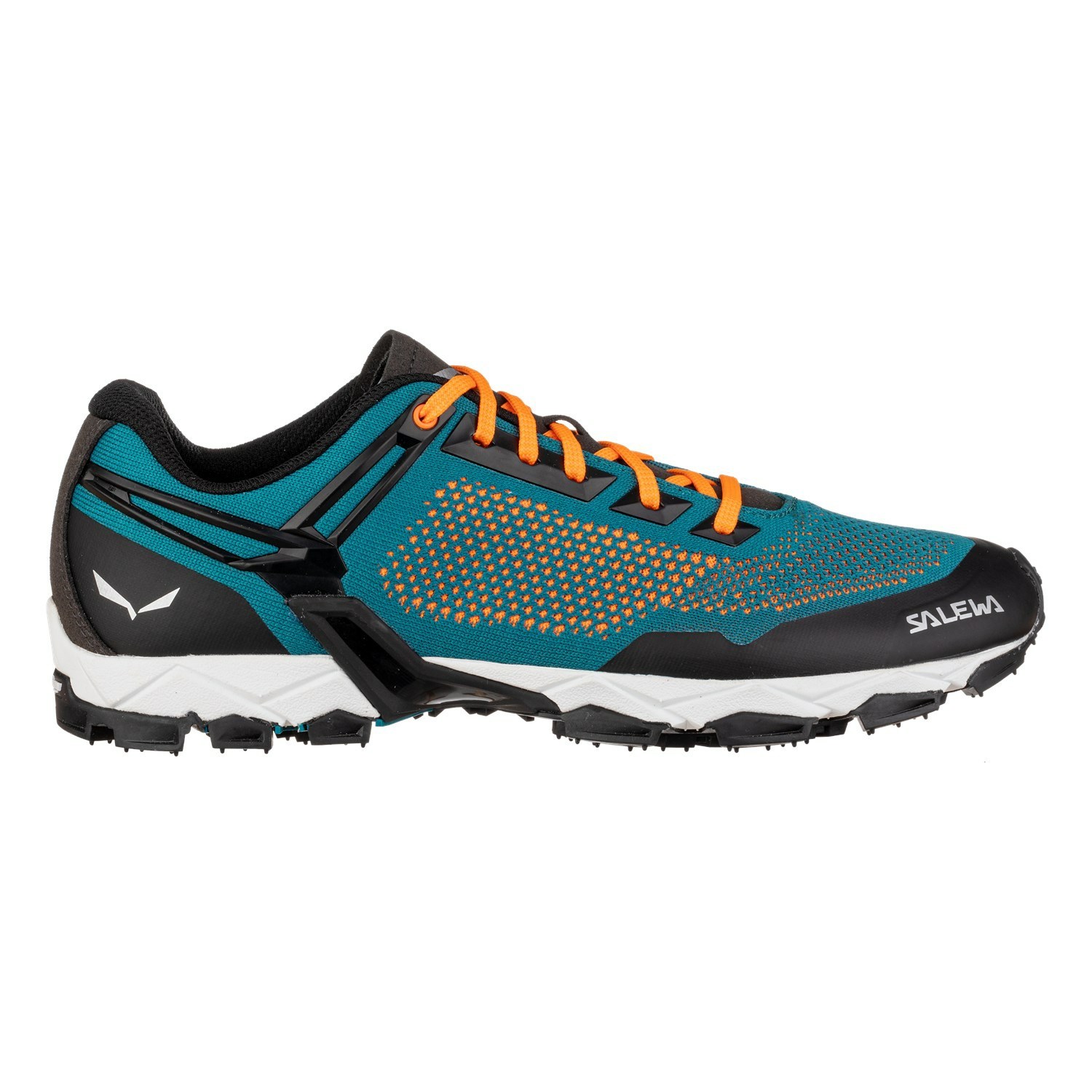 Zapatillas Trekking Salewa Lite Train K Hombre Negras Azules | WI4982035