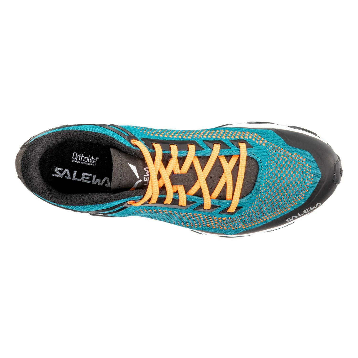 Zapatillas Trekking Salewa Lite Train K Hombre Negras Azules | WI4982035