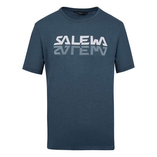 Camisas Manga Corta Salewa Reflection Dri-Release® T-shirt Hombre Azules | XD3487962