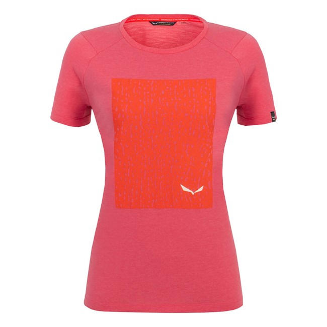 Camiseta Salewa Pure Box Dryton Mujer Rosas | XT3206174