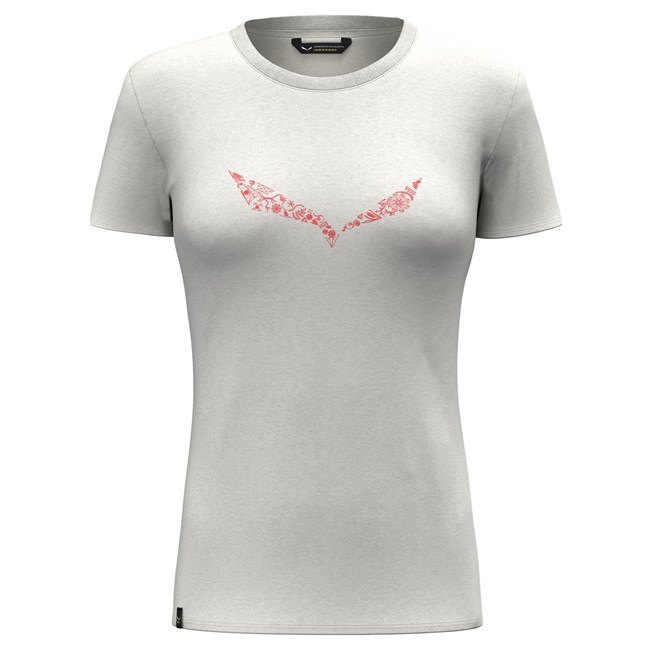 Camiseta Salewa Solidlogo Dri-Release® Mujer Gris | FX1874260