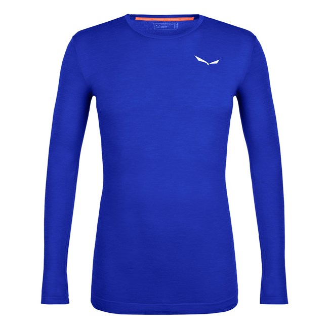 Capa Base De Manga Larga Salewa Zebru Fresh Merino Responsive Hombre Azules | WD0869753