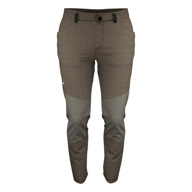 Pantalon Softshell Salewa Alpine Hemp Light Hombre Marrones | HS5641790