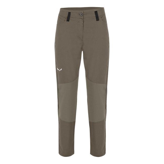 Pantalon Softshell Salewa Alpine Hemp Light Mujer Marrones | SW0524769