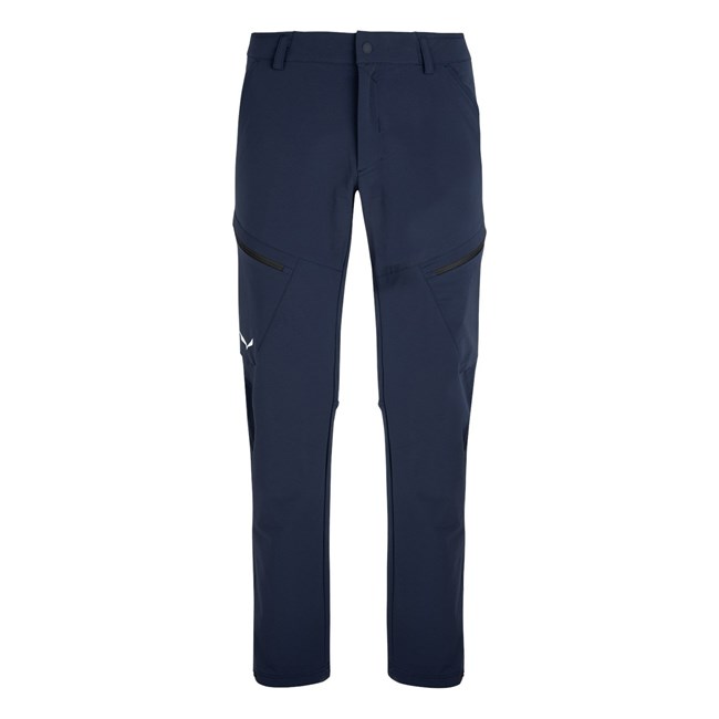 Pantalon Softshell Salewa Baranci Durastretch Hombre Azul Marino | LY0647821