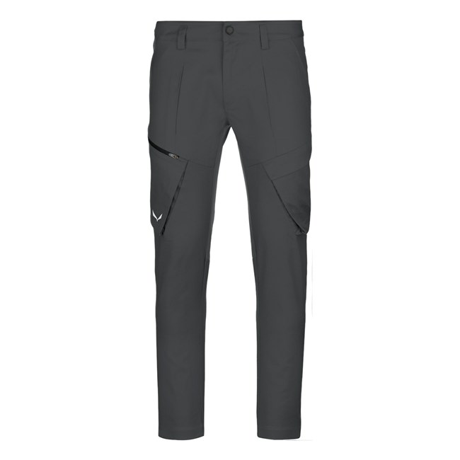 Pantalon Softshell Salewa Puez Hemp Cargo Hombre Gris | BQ9062437