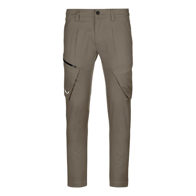 Pantalon Softshell Salewa Puez Hemp Cargo Hombre Marrones | IH0751432