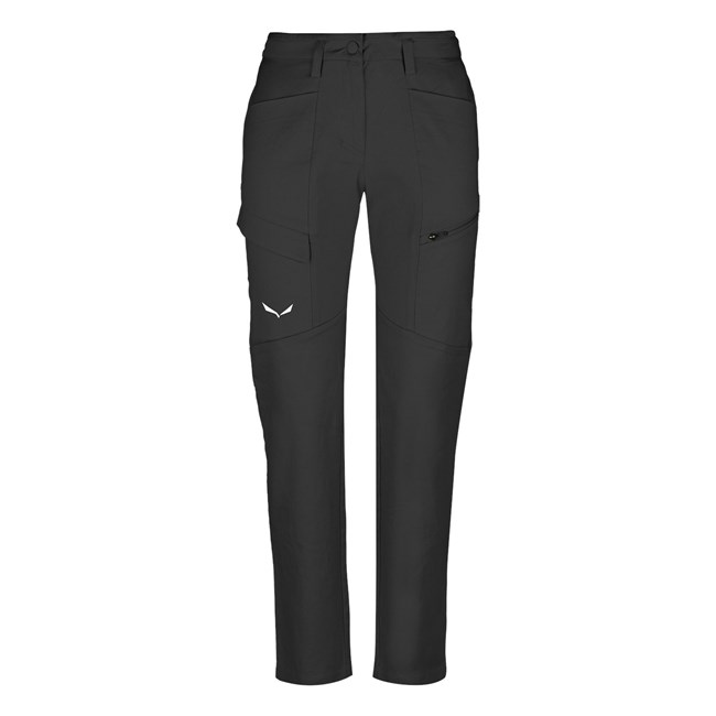 Pantalon Softshell Salewa Puez Hemp Cargo Mujer Negras | VY1679083