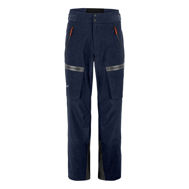 Pantalones Impermeables Salewa Sella 3 Layers Powertex Responsive Hombre Azul Marino | FA4658012