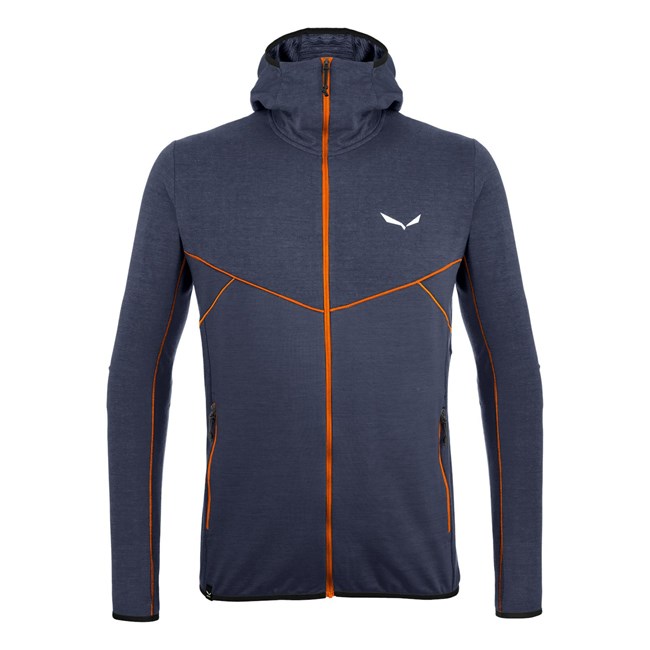 Sudadera Con Capucha Salewa Light Micro Polarlite Full Zip Encapuchado Chaquetas Hombre Azul Marino | IH7953128