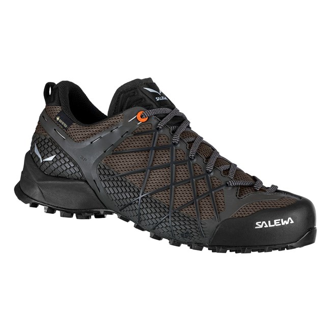 Zapatillas Senderismo Salewa Wildfire GORE-TEX® Hombre Marrones Negras | IT3296174